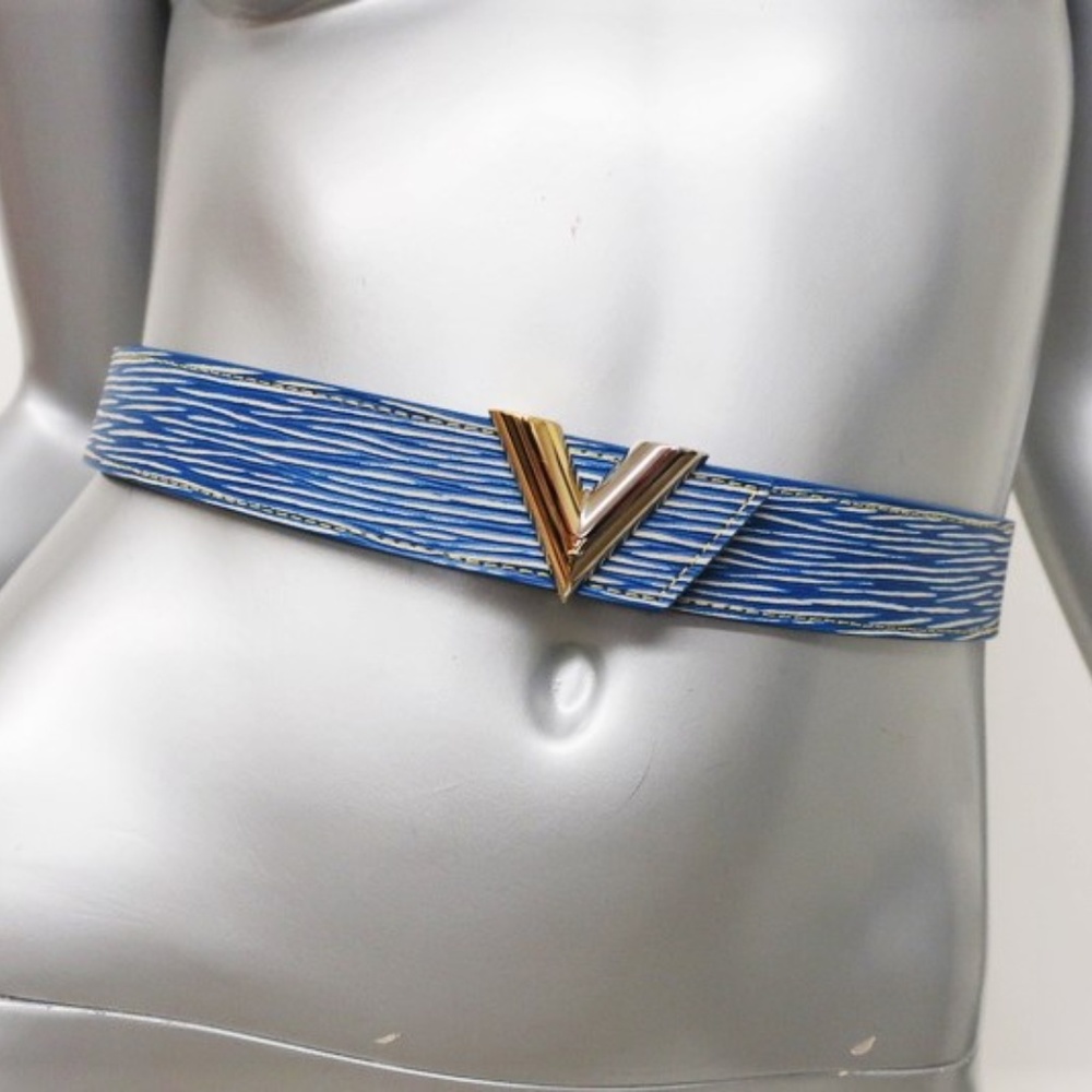 Louis Vuitton Essential V Epi Leather Belt Sz 80 - Picture 1 of 6